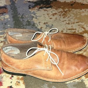 Red Tape mens brown dress shoes sz 11. Used in good condition